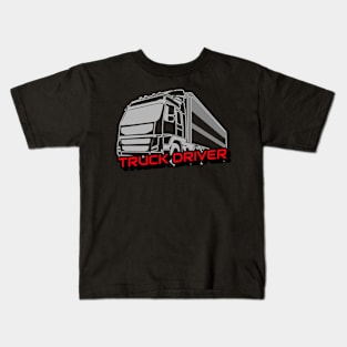 Truck driver Kids T-Shirt